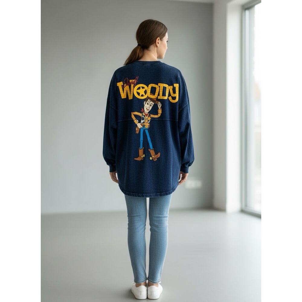 Disney Parks Pixar Toy Story Sheriff Woody Spirit Jersey Shirt Adult/Mens S